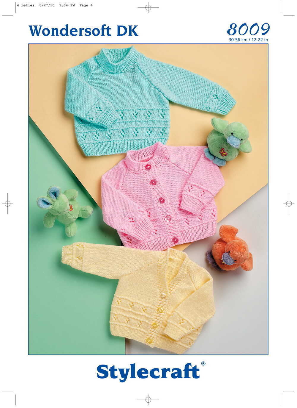 Cardigans and Sweater in Stylecraft Wondersoft DK - 8009 - Downloadable PDF