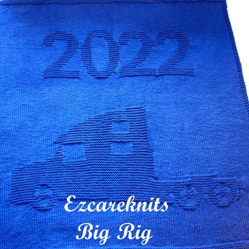 Big Rig Blanket Knitting Pattern