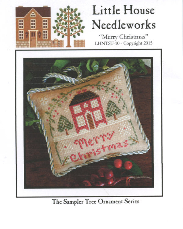 Little House Needleworks Merry Christmas Chart - Leaflet