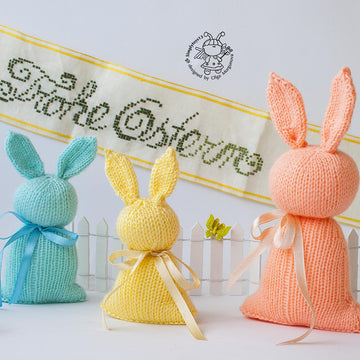 Three Easter Waldorf Bunny