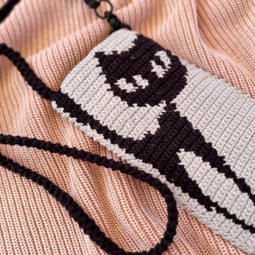 Mobile phone crossbody shoulder bag crochet pattern T25