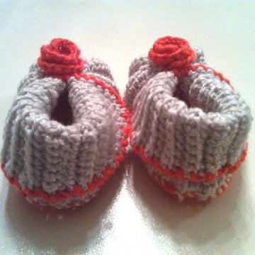 Rose Baby Booties / scarpine con roselline