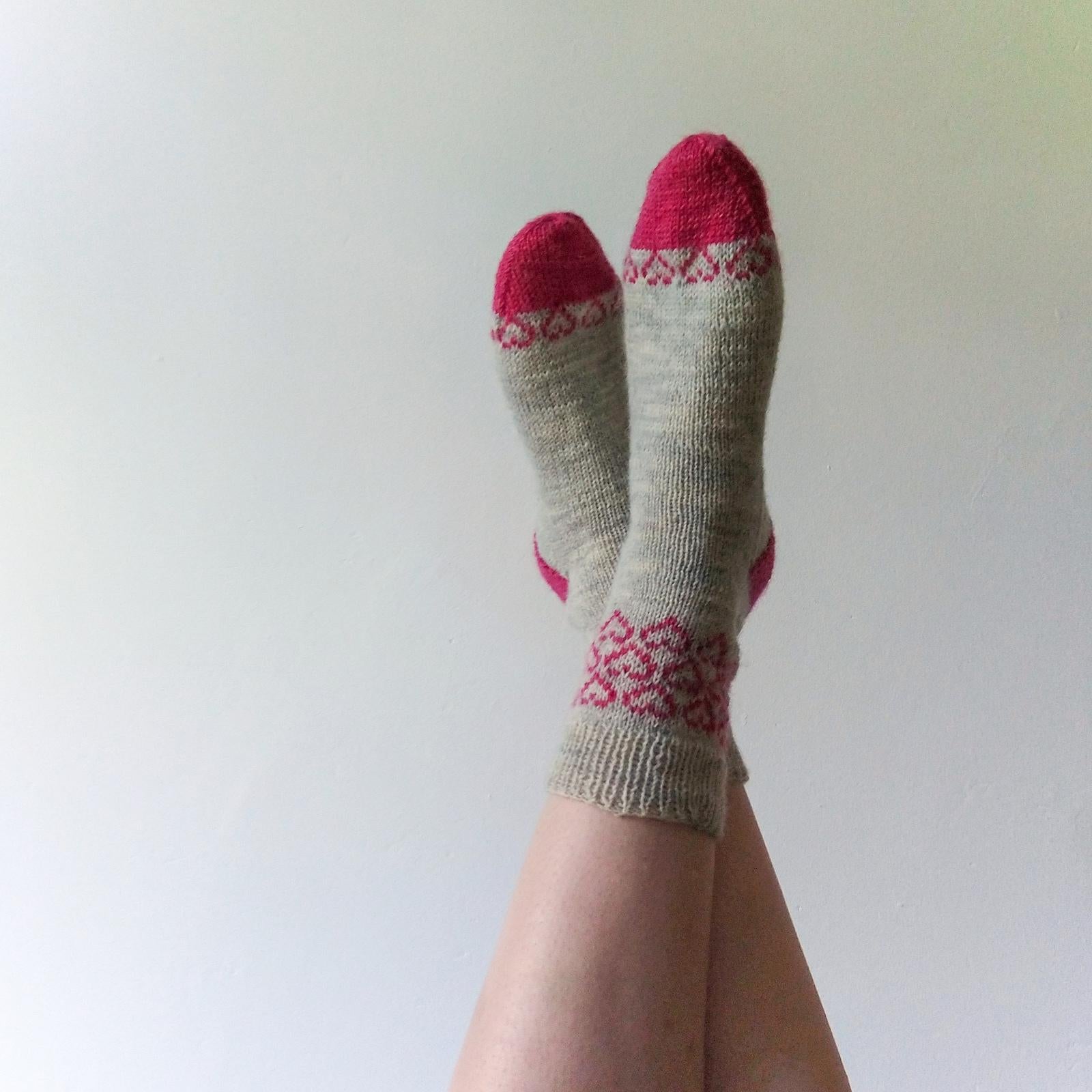 String of Hearts Socks