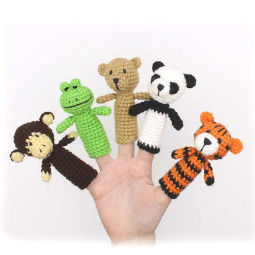 Animal Finger Puppets Crochet Pattern