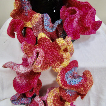 Hyperbolic Crochet Scarf