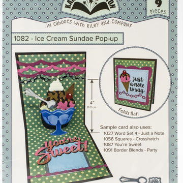 KB Riley Karen Burniston Dies - Ice Cream Sundae Po-Up
