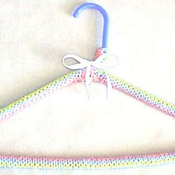 Scrap Yarn Covered Hangers