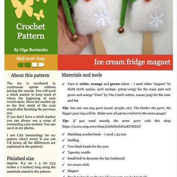 175 Ice-cream fridge magnet