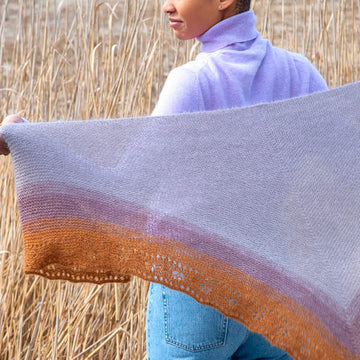 Kiania Shawl in Berroco Aerial - Downloadable PDF
