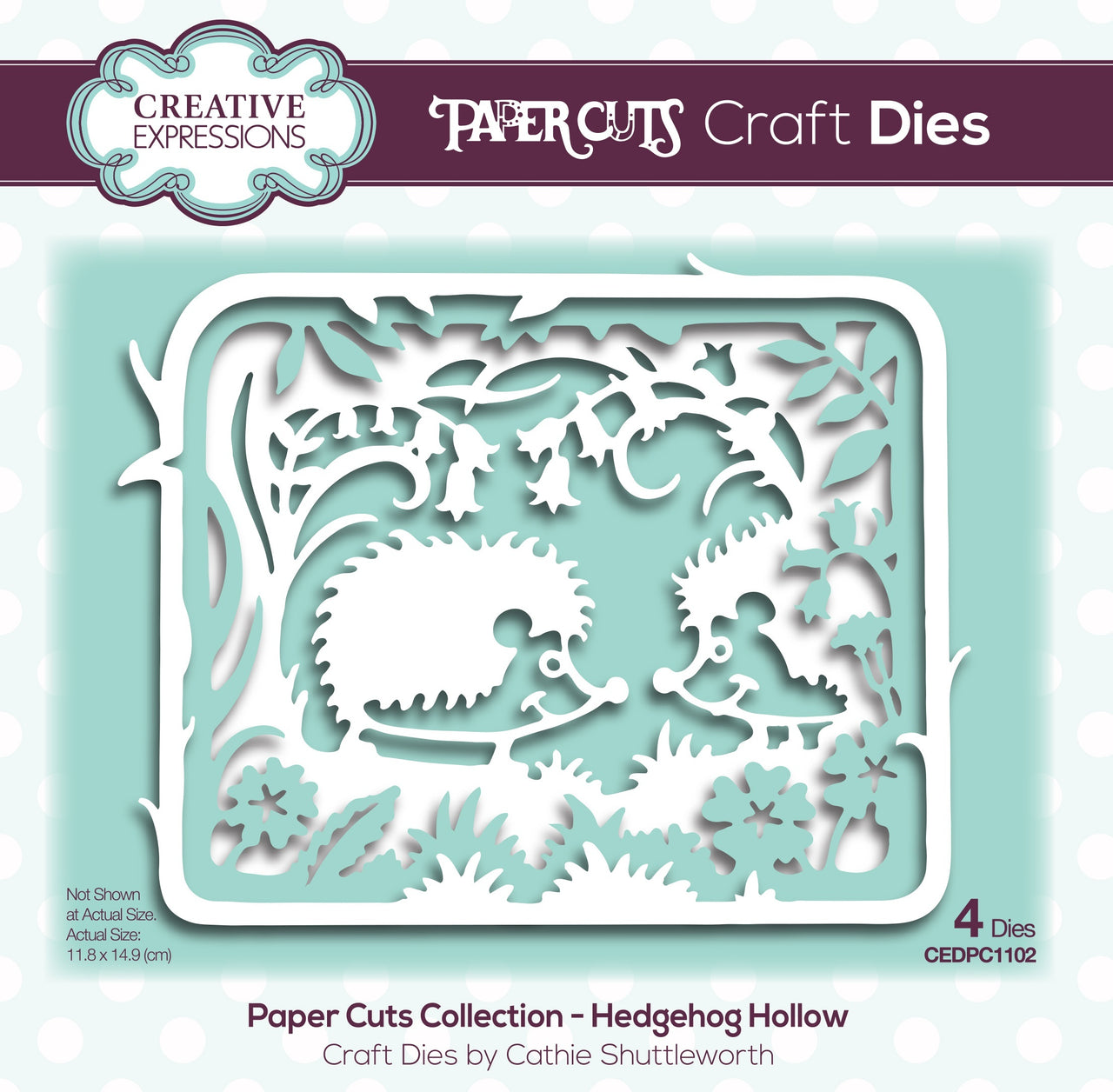 Creative Expressions Paper Cuts Craft Dies - Hedgehog Hollow