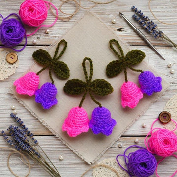Crochet Lily of the Valley Bag Handle Pattern