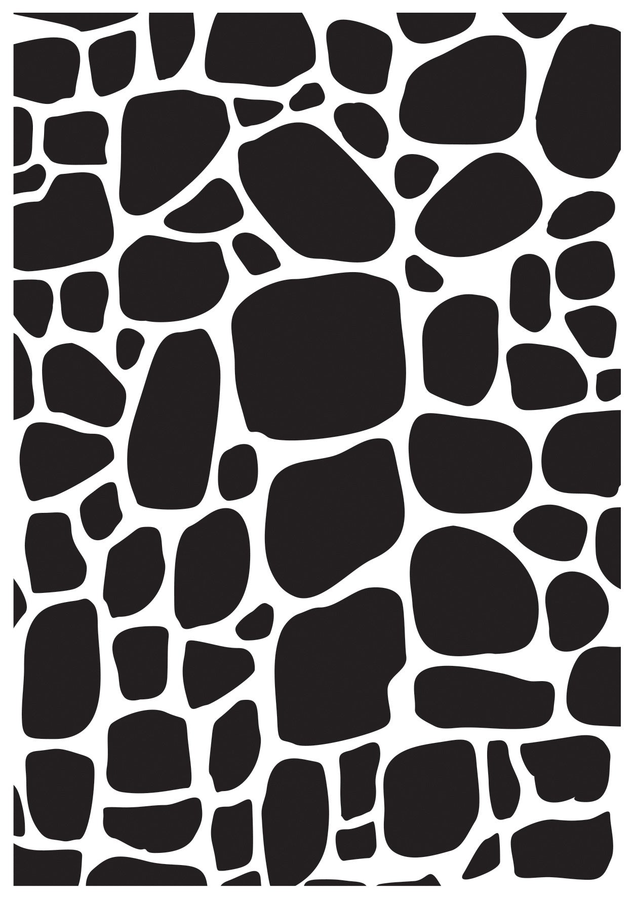 Kaisercraft Embossing Folder 4"X6" - Cobblestone
