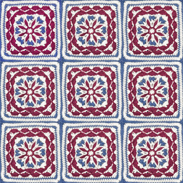 Blueberry Pie 12" Granny Square
