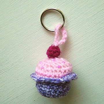 Cupcake key chain