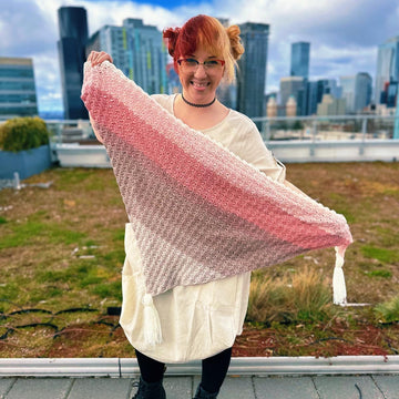 C2C Triangle Shawl