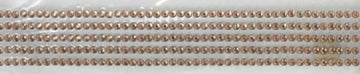 Eyelet Outlet Adhesive Jewel Strips 12" 5/Pkg - Champagne