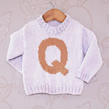 Intarsia - Letter Q Chart - Childrens Sweater