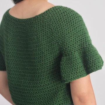 Stephanie Ruffle Sleeve Top