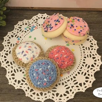 Frosted Sugar Cookies Crochet Pattern
