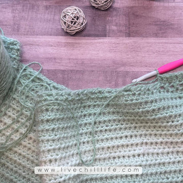 Textured gradient shawl