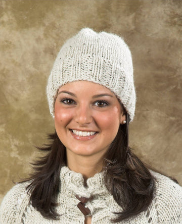 Easy Hat in Plymouth Baby Alpaca Grande - F282