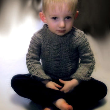 Multi Cabled Toddler Sweater