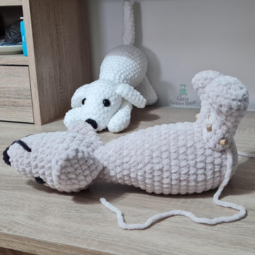 Playing Puppy - UK Terminology - Amigurumi