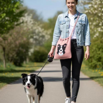 Border Collie Dog Bag
