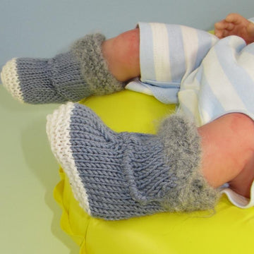 Baby Fur Top DK Booties