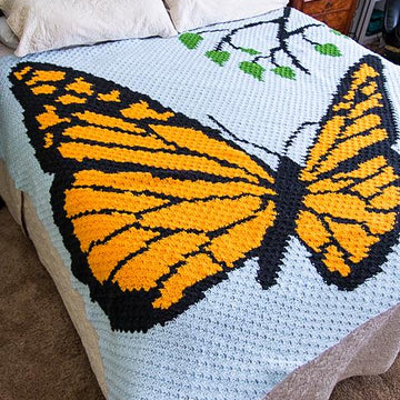 Mini C2C Butterfly Blanket