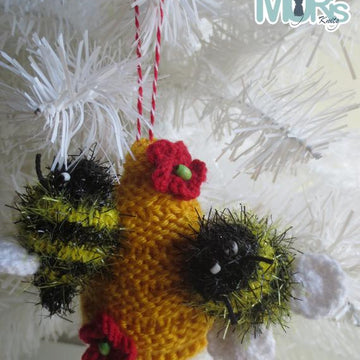 Christmas Bee Ornament