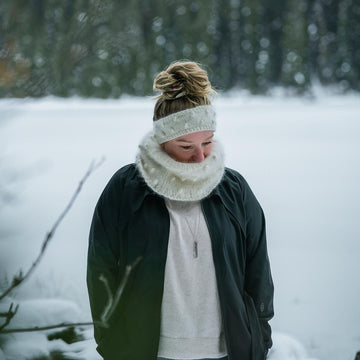 Falling Bobbles Cowl