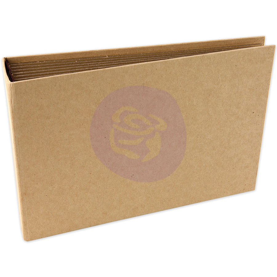 Prima Marketing Prima Memory Hardware Chipboard Journal 5.75"X8.75" - Kraft Rectangle W/8 Pages