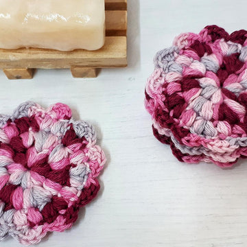 Reusable Flower Face Scrubbies