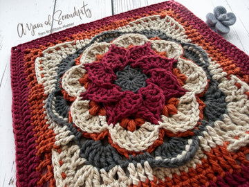 Swirling Blooms Square