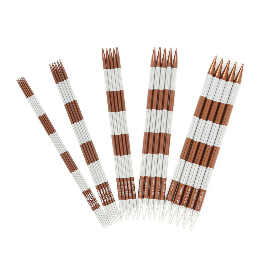 Knitter's Pride Smartstix Sienna Double Point Needles 20cm (8in) (Set of 5)