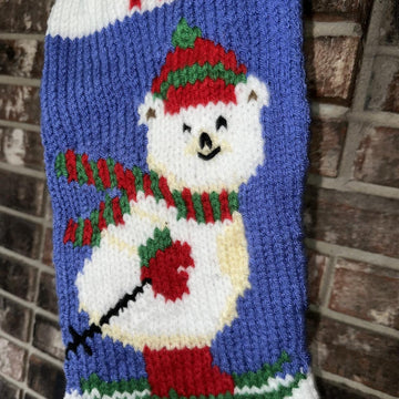 Polar Bear Ski stocking
