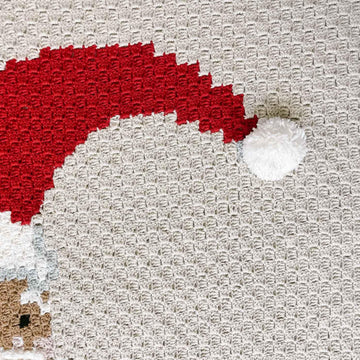 Jolly Old St. Nick C2C Blanket