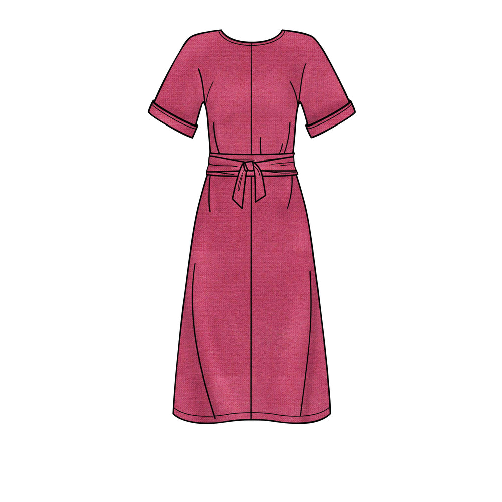 Simplicity S8981 Misses Front Tie Dresses - Sewing Pattern