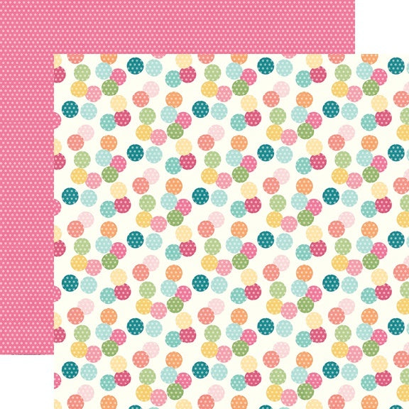 Simple Stories Hip Hop Hooray Double-Sided Cardstock 12"X12" 25/Pkg - Bunny Tails