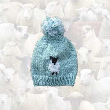 Chunky Sheep Hat and Scarf