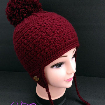 Beanie Hat Crochet Pattern for 3-4 Years Old Kids