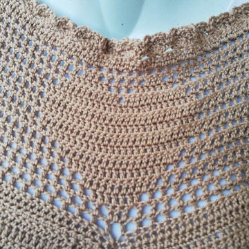 Fillet heart crop top
