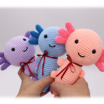 Baby Axolotl Crochet Pattern