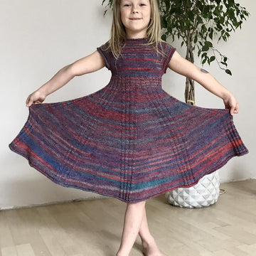 Ribbed Dress For Little Miss