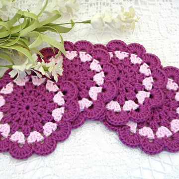 Crochet Pattern Round Placemat Crochet Coaster