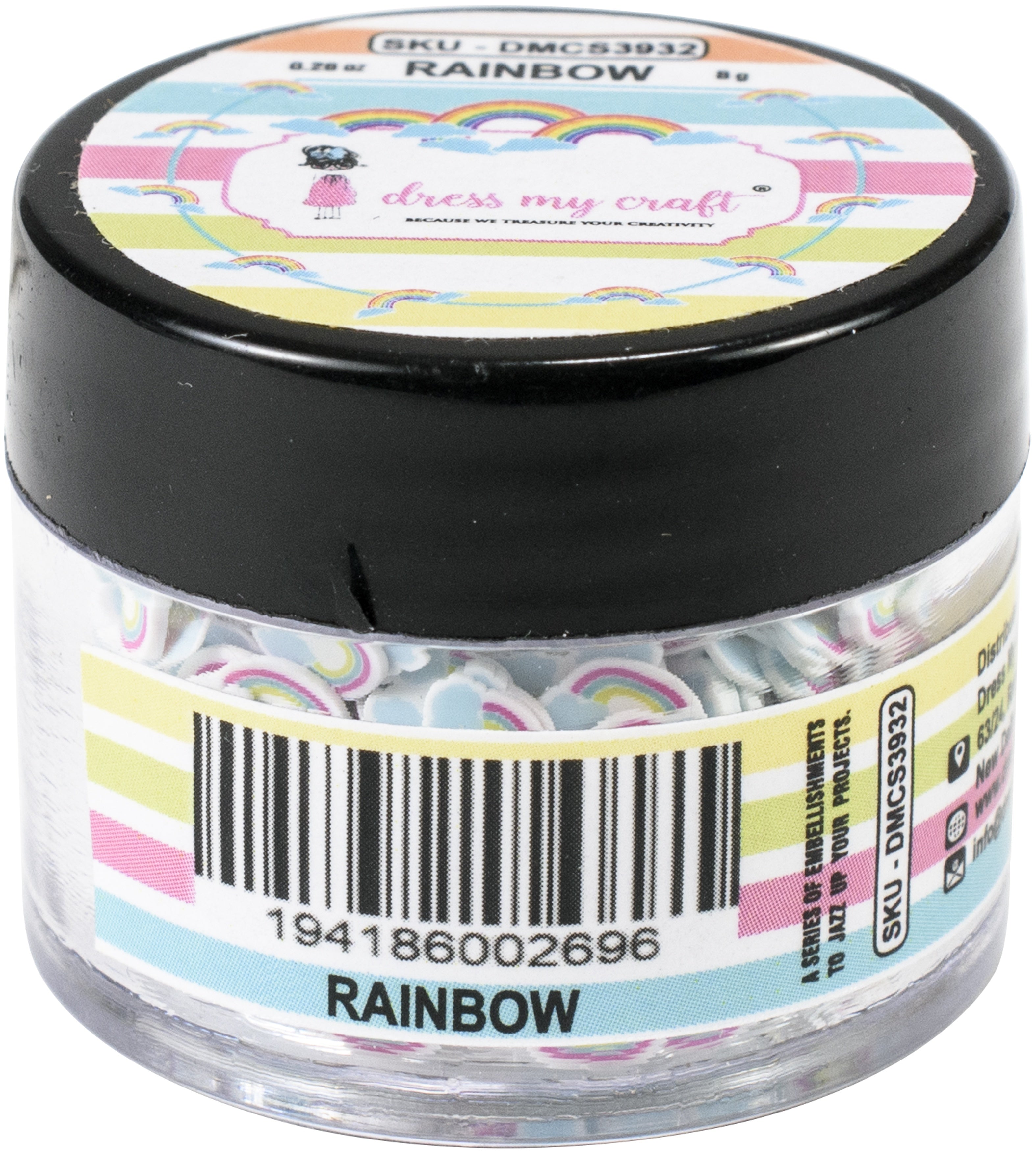Dress My Craft Shaker Elements 8gm - Rainbow