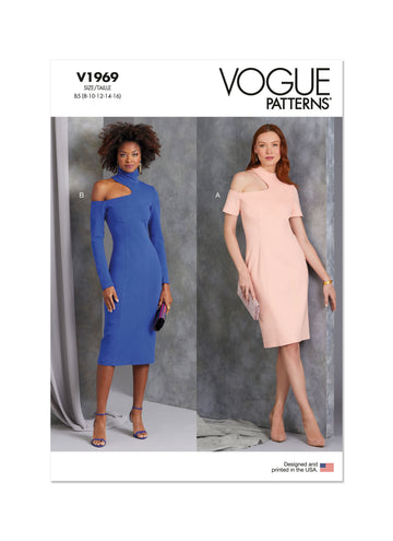 Vogue Sewing Misses' Knit Dresses V1969 - Sewing Pattern