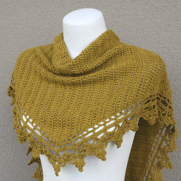 Olive Leaf Shawl