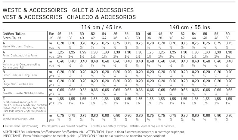 Burda Vest & Accessories Sewing Pattern B3403 - Paper Pattern, Size ONE SIZE